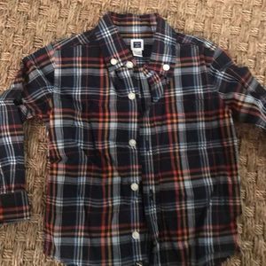 Janie & Jack Autumn/Fall Plaid Button Down